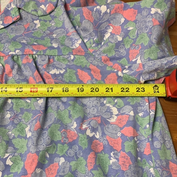 Handmade Vintage Summer Housecoat, Pockets - Picture 4 of 5